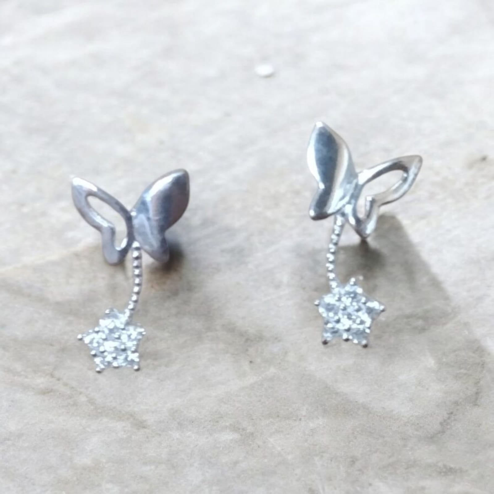 Aretes de mariposa