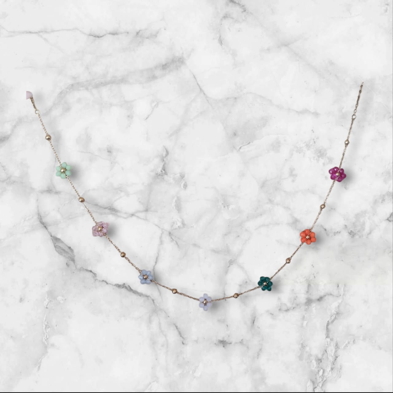 collar de flor